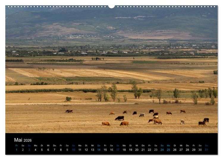 Produktbild: Georgien (Wandkalender 2026 DIN A2 quer), CALVENDO Monatskalender