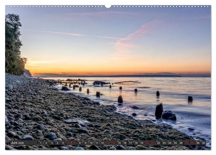 Produktbild: R&uuml;gen - Inseltraumblicke (hochwertiger Premium Wandkalender 2026 DIN A2 quer), Kunstdruck in Hochglanz