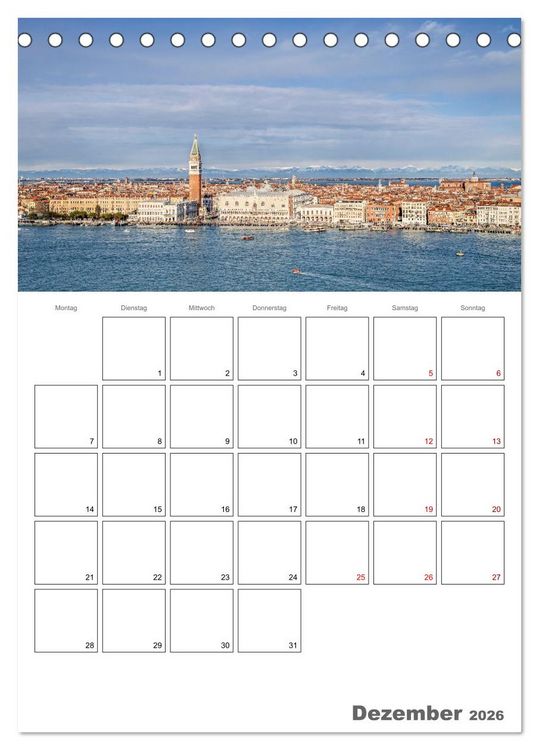 Produktbild: Italiens Sch&ouml;nheit - Terminplaner (Tischkalender 2026 DIN A5 hoch), CALVENDO Monatskalender