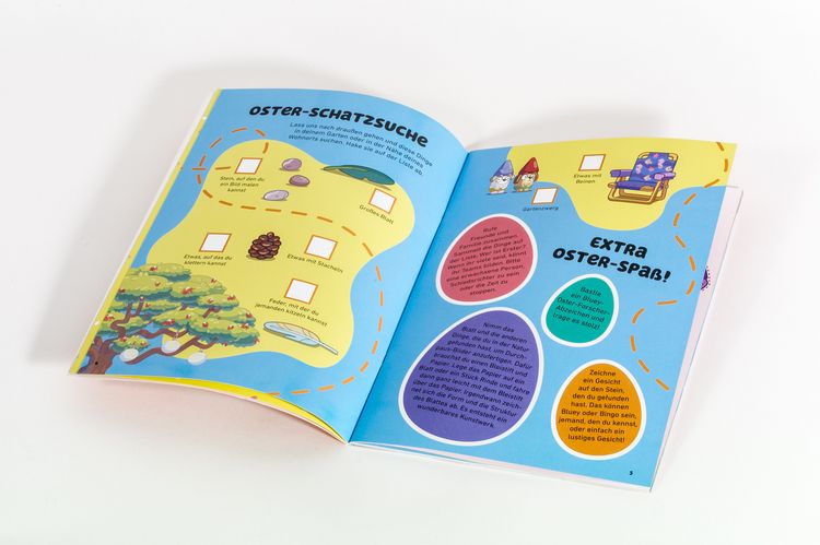 Produktbild: BLUEY &ndash; Oster-Spa&szlig; &ndash; Ein Bastel- und Kreativ-Buch