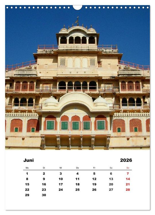 Produktbild: Indien erleben (Wandkalender 2026 DIN A3 hoch), CALVENDO Monatskalender