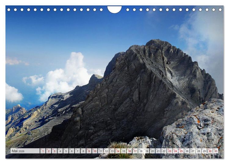 Produktbild: Berge - Die sch&ouml;nsten Gipfel der Welt (Wandkalender 2026 DIN A4 quer), CALVENDO Monatskalender