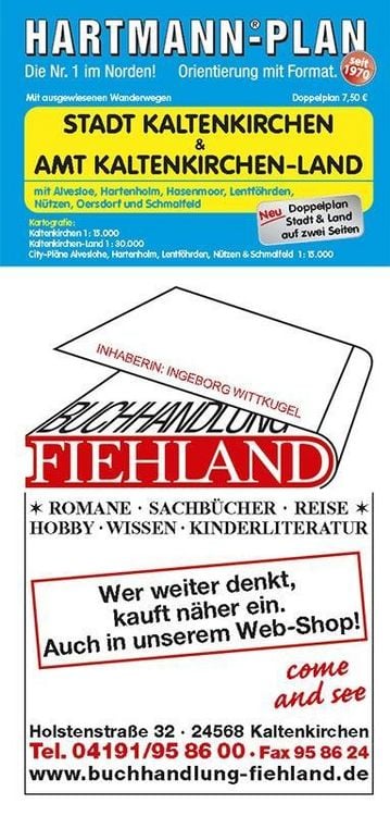 Produktbild: HARTMANN-PLAN Kaltenkirchen Stadt & Amt Kaltenkirchen-Land Doppelplan