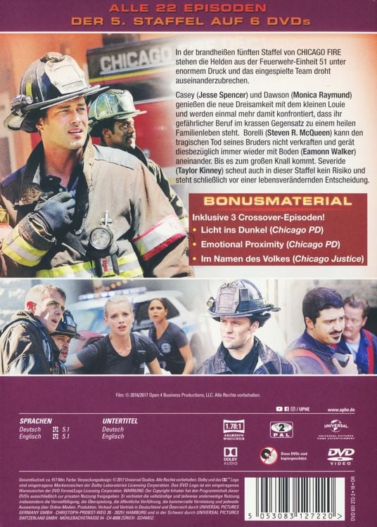 Produktbild: Chicago Fire - Staffel 5 [6 DVDs]