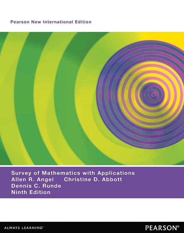 Produktbild: A Survey of Mathematics with Applications: Pearson New International Edition PDF eBook