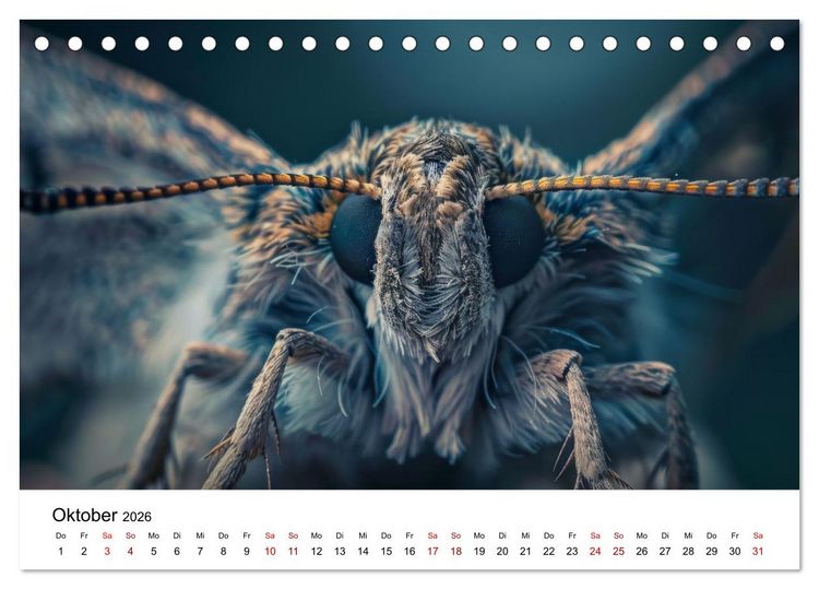 Produktbild: Insekten hautnah (Tischkalender 2026 DIN A5 quer), CALVENDO Monatskalender