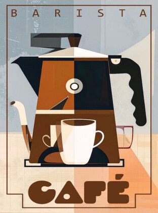 Produktbild: CALVENDO Puzzle Barista Caf&eacute; | 2000 Teile Lege-Gr&ouml;&szlig;e 90x67cm Foto-Puzzle f&uuml;r gl&uuml;ckliche Stunden