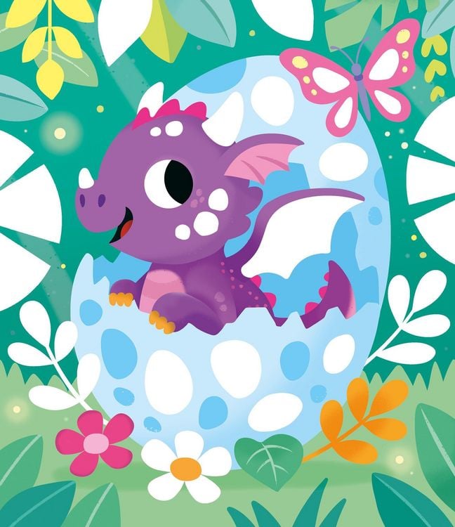 Produktbild: Mein buntes Glanzfolien-Buch: Schimmernde Drachen