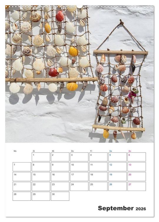 Produktbild: Griechisches Allerlei (Wandkalender 2026 DIN A2 hoch), CALVENDO Monatskalender