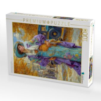 Produktbild: CALVENDO Puzzle Sinnliche Sch&ouml;nheit des Jugendstils | 1000 Teile Lege-Gr&ouml;&szlig;e 64x48cm Foto-Puzzle f&uuml;r gl&uuml;ckliche Stunden