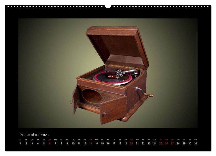 Produktbild: Dampfradios - Antike Radios mit Patina (hochwertiger Premium Wandkalender 2026 DIN A2 quer), Kunstdruck in Hochglanz