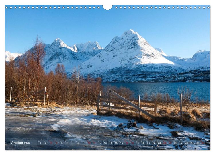 Produktbild: Lyngener Alpen Nord-Norwegen (Wandkalender 2026 DIN A3 quer), CALVENDO Monatskalender