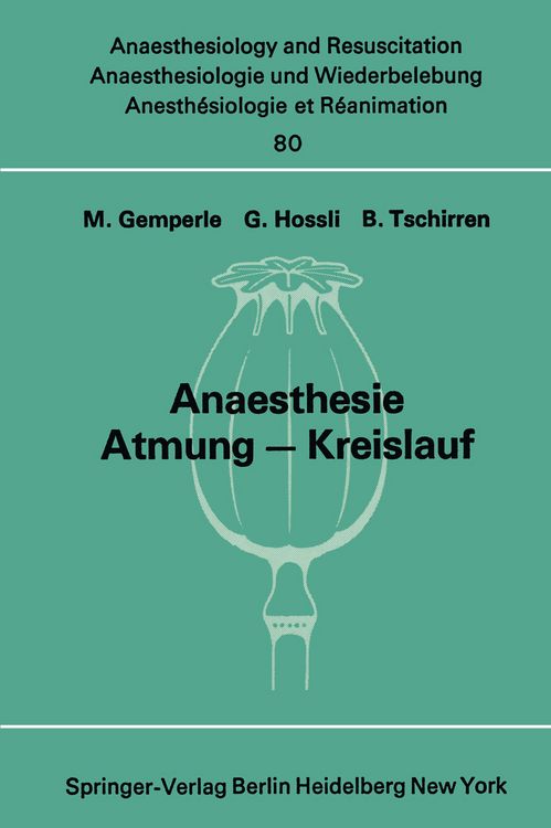 Produktbild: Anaesthesie Atmung &mdash; Kreislauf