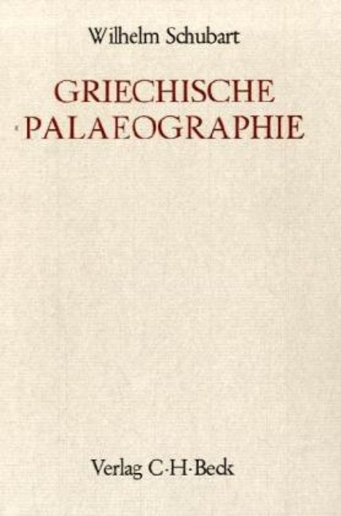 Produktbild: Griechische Pal&auml;ographie