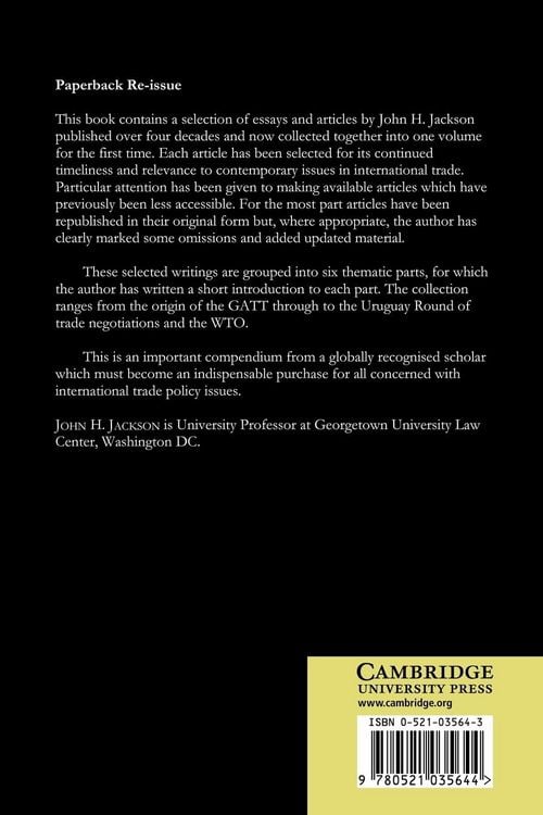 Produktbild: The Jurisprudence of GATT and the Wto