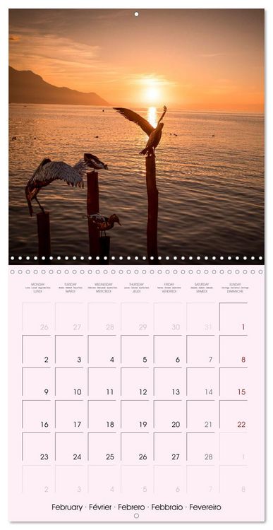 Produktbild: Evasion &agrave; Montreux (Calendrier mural carr&eacute; 2026 30x30 cm) Calendrier double avec une page pour vos prises de notes