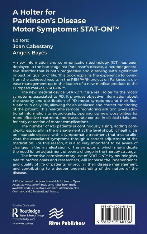 Produktbild: A Holter for Parkinson's Disease Motor Symptoms
