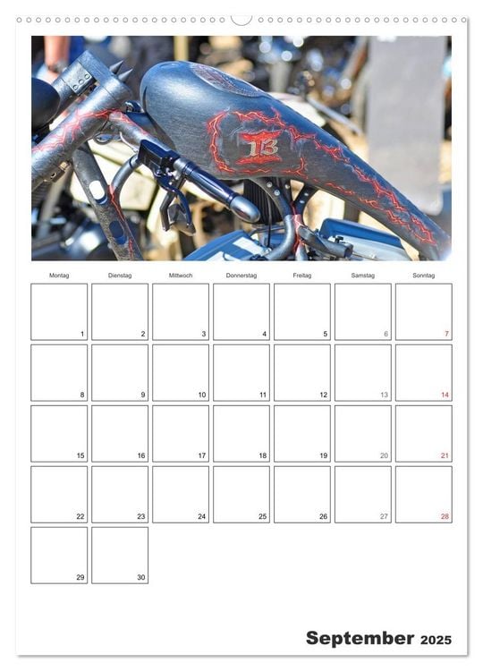 Produktbild: Best of Harley-Davidson Custom-Style 2025 (hochwertiger Premium Wandkalender 2025 DIN A2 hoch), Kunstdruck in Hochglanz
