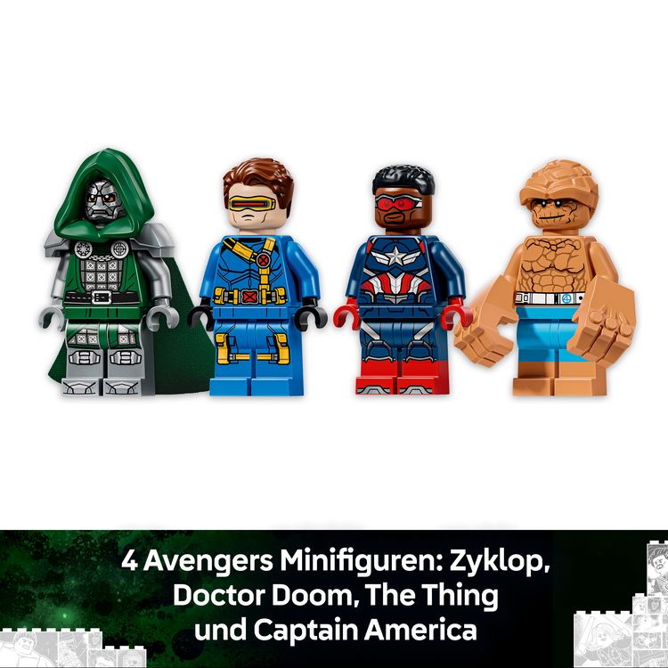 Produktbild: LEGO | Marvel Avengers: Doomsday Quinjet Sammelbarer Modellbausatz 76347