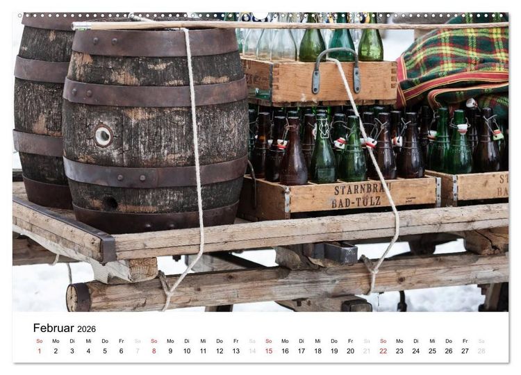 Produktbild: Der Isarwinkel (Wandkalender 2026 DIN A2 quer), CALVENDO Monatskalender