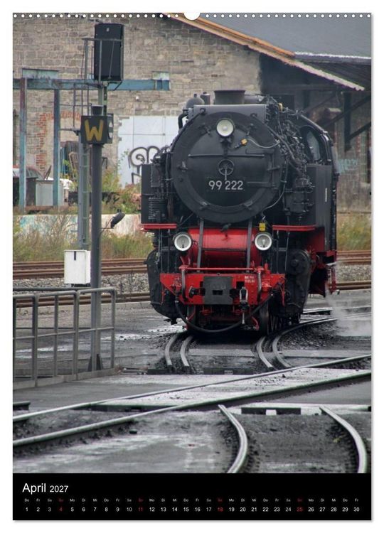 Produktbild: Die Brockenbahn (Wandkalender 2027 DIN A2 hoch), CALVENDO Monatskalender