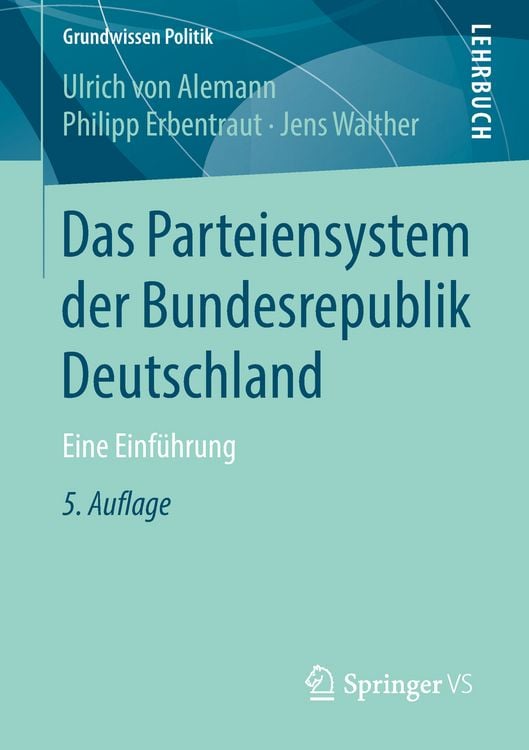 Produktbild: Das Parteiensystem der&nbsp;Bundesrepublik Deutschland