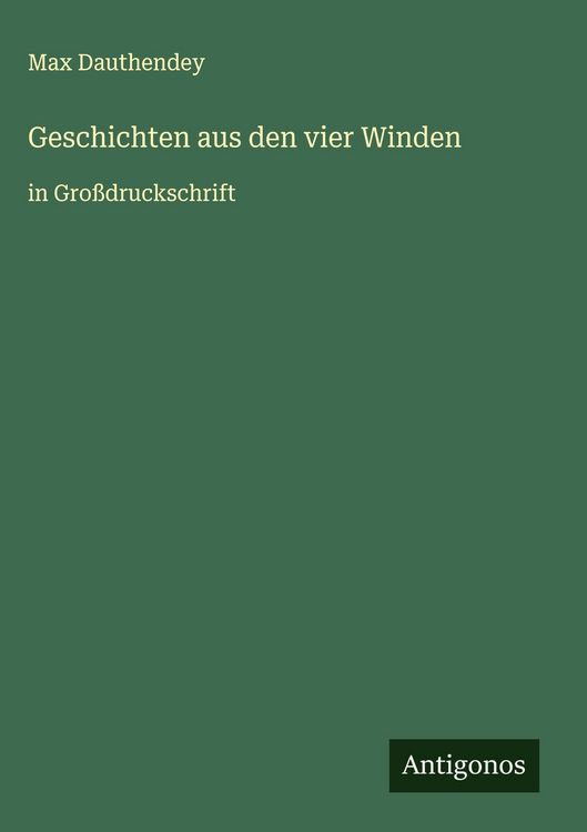 Produktbild: Geschichten aus den vier Winden