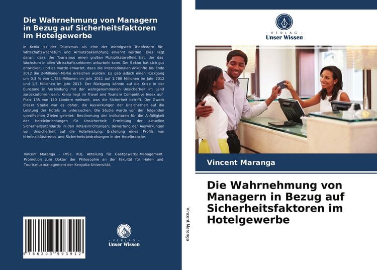 Produktbild: Die Wahrnehmung von Managern in Bezug auf Sicherheitsfaktoren im Hotelgewerbe