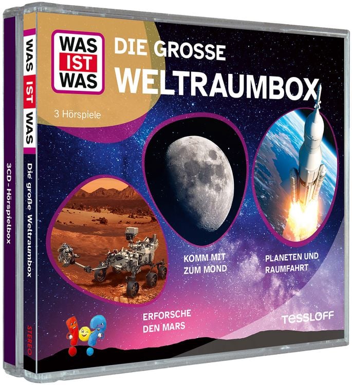 Produktbild: WAS IST WAS 3-CD Hörspielbox. Die große Weltraumbox