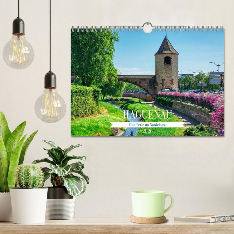 Produktbild: Haguenau - eine Perle im Nordelsass (Wandkalender 2026 DIN A4 quer), CALVENDO Monatskalender