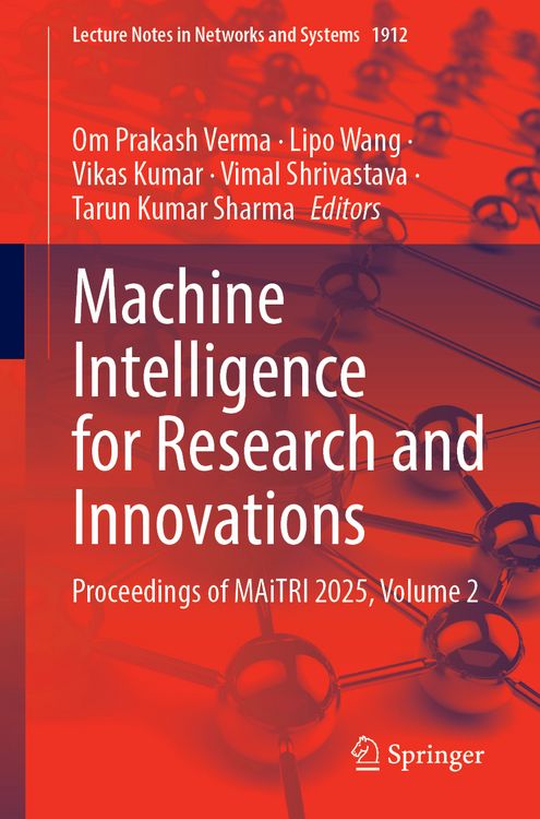 Produktbild: Machine Intelligence for Research and Innovations