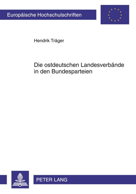 Produktbild: Die ostdeutschen Landesverbaende in den Bundesparteien