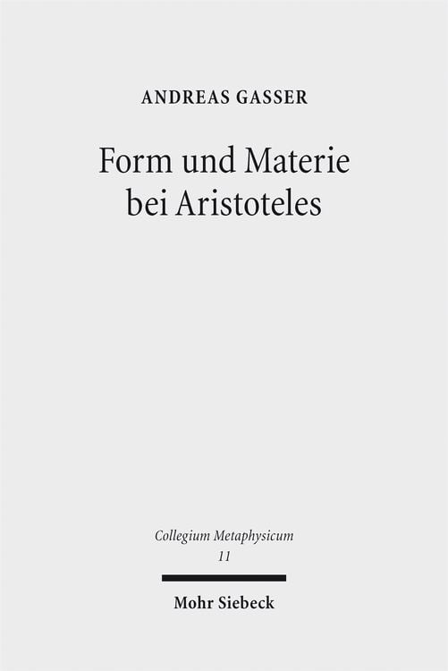 Produktbild: Form und Materie bei Aristoteles