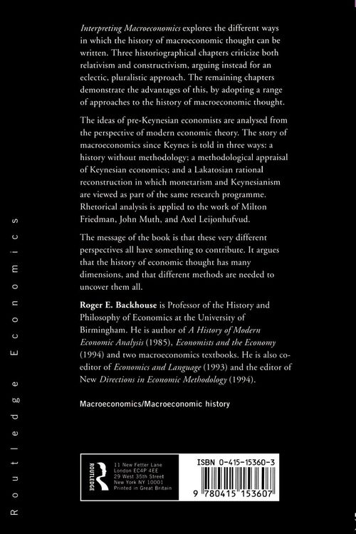 Produktbild: Interpreting Macroeconomics