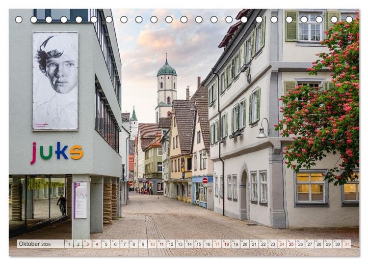 Produktbild: Biberach an der Ri&szlig; Impressionen (Tischkalender 2026 DIN A5 quer), CALVENDO Monatskalender