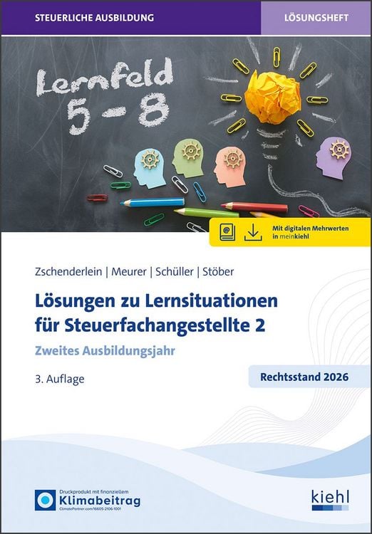 Produktbild: L&ouml;sungen zu Lernsituationen f&uuml;r Steuerfachangestellte 2