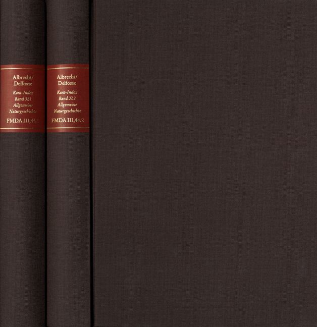 Produktbild: Index zum Corpus der vorkritischen Schriften 1-2