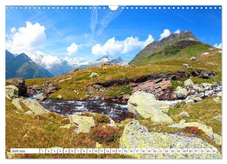 Produktbild: Sch&ouml;ne Gr&uuml;&szlig;e aus Osttirol (Wandkalender 2026 DIN A3 quer), CALVENDO Monatskalender