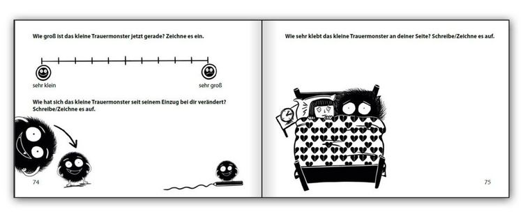 Produktbild: Das kleine Trauermonster - Trauerbew&auml;ltigung zum Mitmachen
