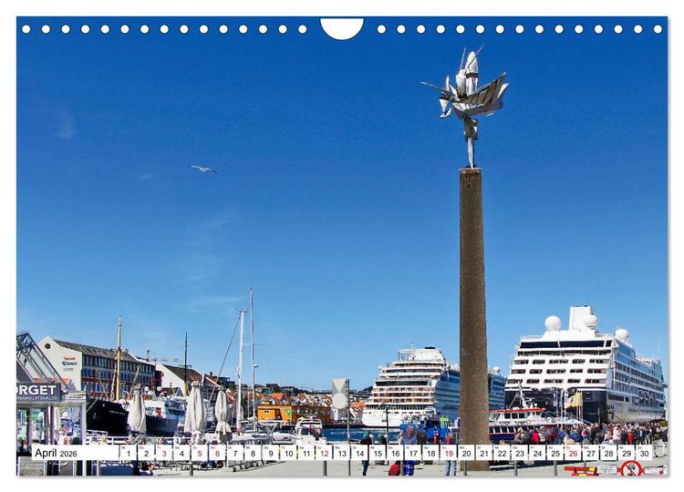 Produktbild: Sommer in Stavanger vom Frankfurter Taxifahrer Petrus Bodenstaff (Wandkalender 2026 DIN A4 quer), CALVENDO Monatskalender
