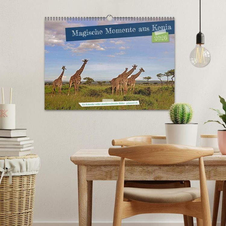 Produktbild: Magische Momente aus Kenia (Wandkalender 2026 DIN A3 quer), CALVENDO Monatskalender