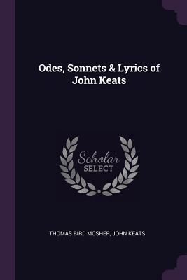 Produktbild: Odes, Sonnets & Lyrics of John Keats