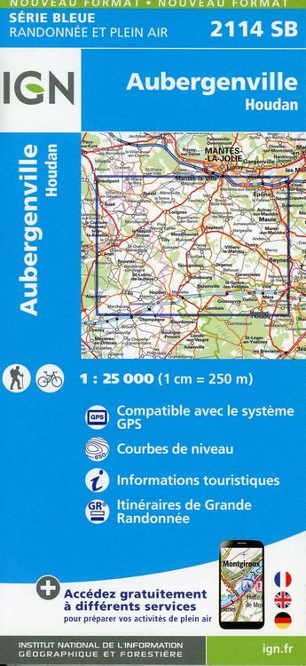 Produktbild: Aubergenville-Houdan 1:25 000