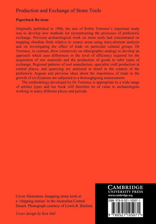 Produktbild: Production and Exchange of Stone Tools