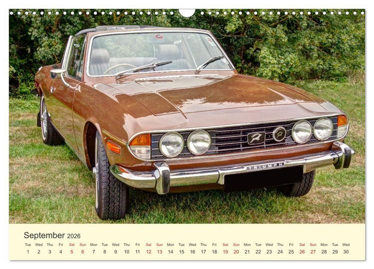 Produktbild: Iconic British Cars (Wall Calendar 2026 DIN A3 landscape), CALVENDO 12 Month Wall Calendar