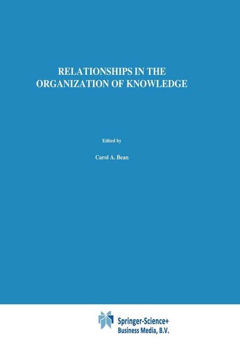 Produktbild: Relationships in the Organization of Knowledge