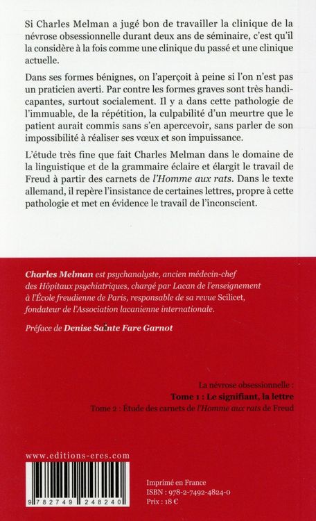 Produktbild: La n&eacute;vrose obsessionnelle