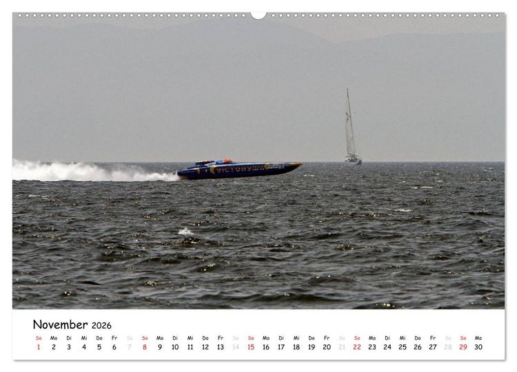 Produktbild: Offshore Powerboats (hochwertiger Premium Wandkalender 2026 DIN A2 quer), Kunstdruck in Hochglanz