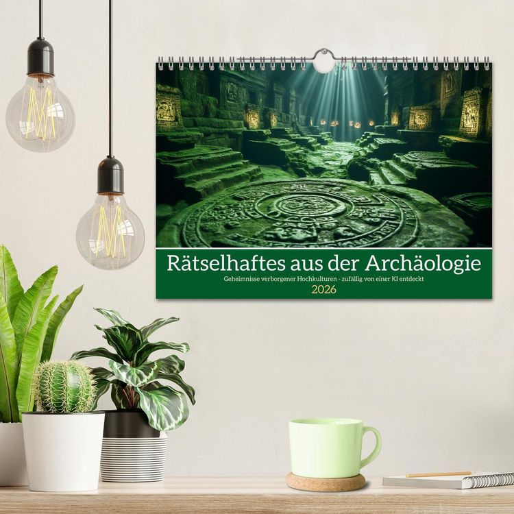 Produktbild: R&auml;tselhaftes aus der Arch&auml;ologie (Wandkalender 2026 DIN A4 quer), CALVENDO Monatskalender
