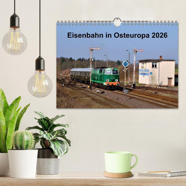 Produktbild: Eisenbahn Kalender 2026 - Oberlausitz und Nachbarl&auml;nder (Wandkalender 2026 DIN A4 quer), CALVENDO Monatskalender